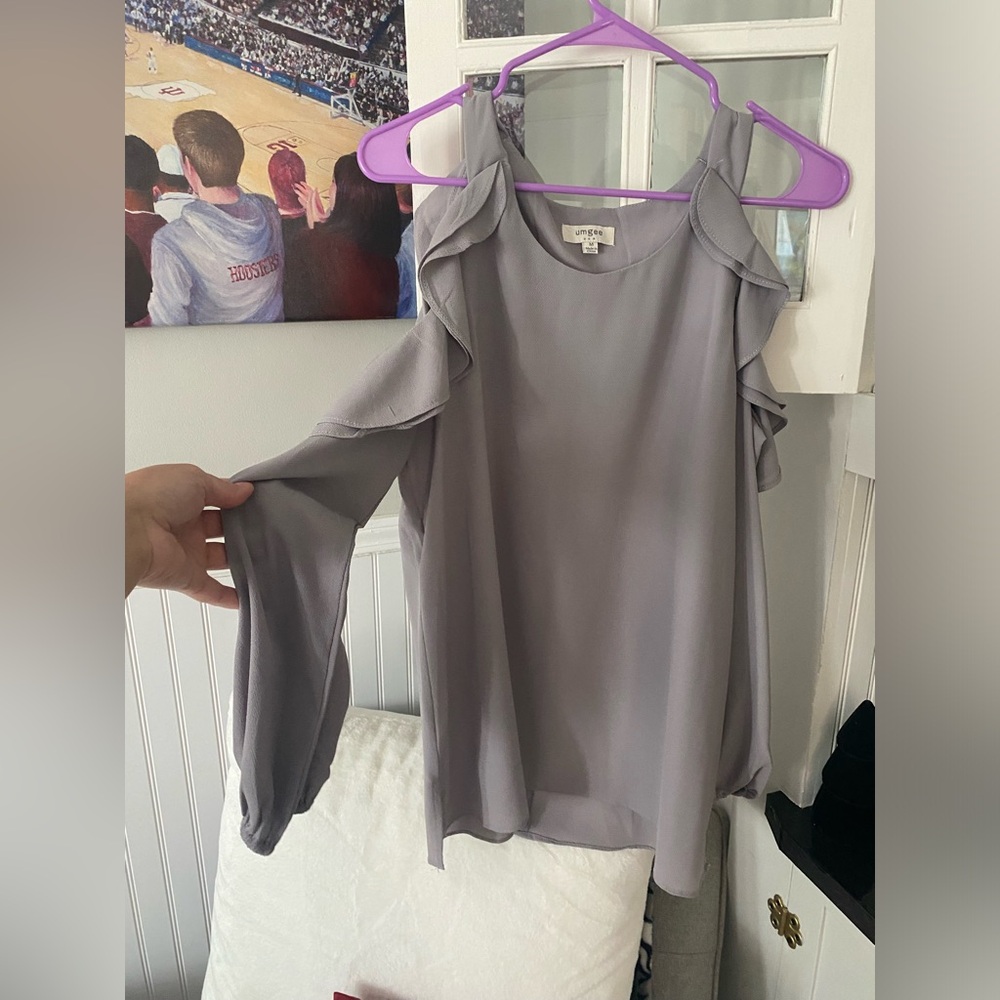 Light grey blouse